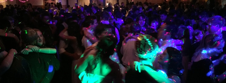 Students Dancing at Senior Prom